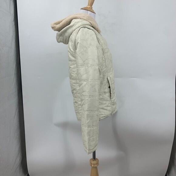 O'Neill Detachable Sleeves Sherpa Jacket Womens M Medium Snow Hooded Button Vest - Picture 7 of 16